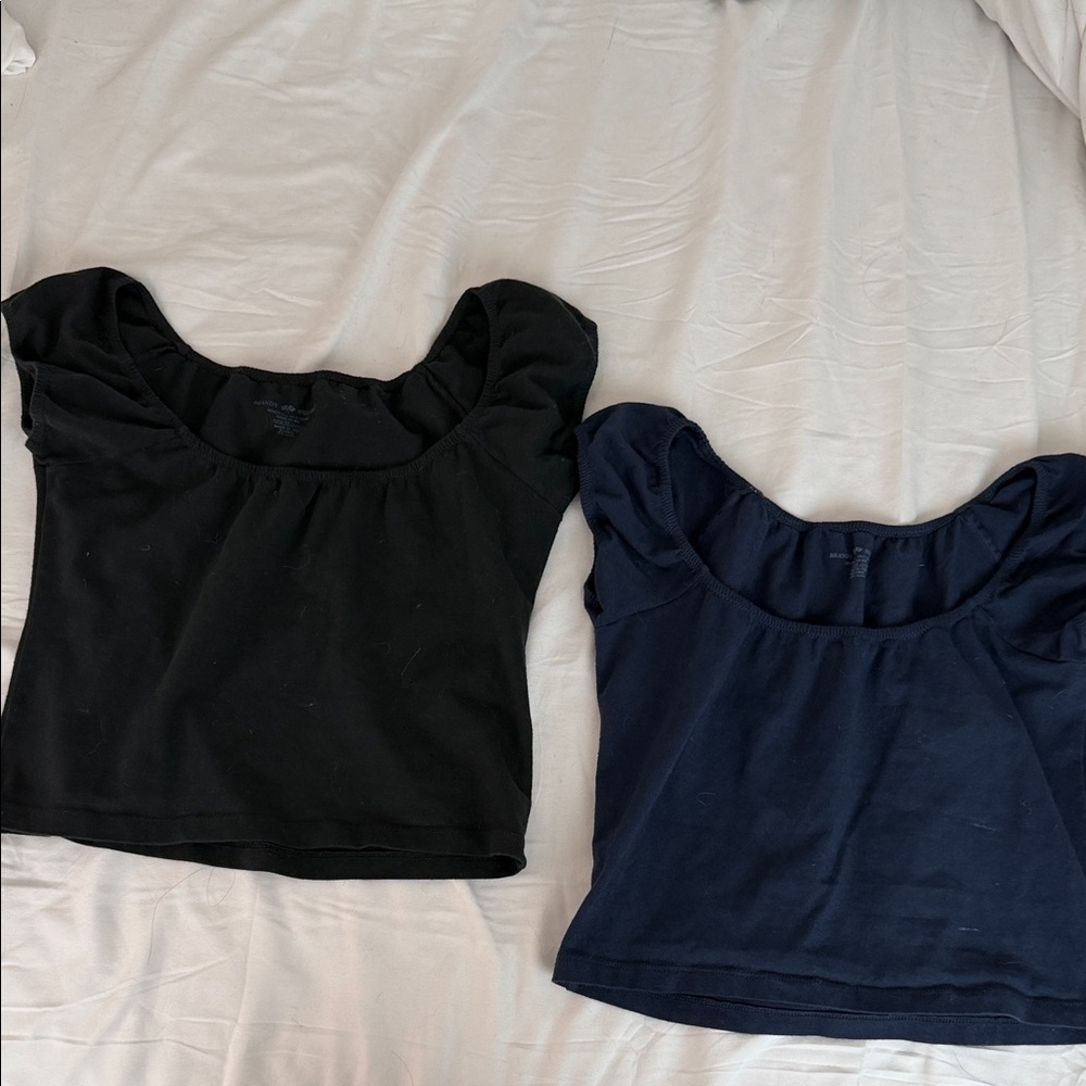 Brandy Melville bundle Women's Black and Navy Tops